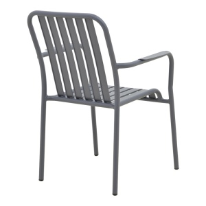 Set 3 masa si scaune gradina, Heven Vista, Antracit, 80x80x72 cm - Img 4