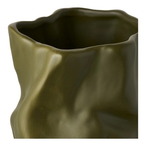 Vaza decorativa, Verde, 15x15x25.5 cm - Img 4