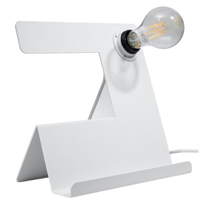 Veioza Incline Alb 25x13x24 cm