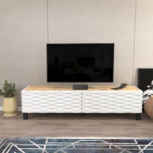 Έπιπλο TV Lerze-Sapphire, Λευκό