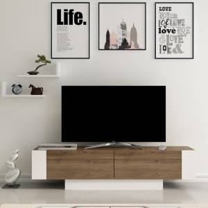 Έπιπλο TV Matera Καρυδί 150x41.6x31.5 cm