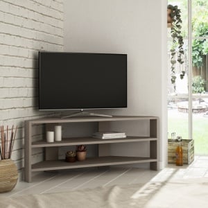 Έπιπλο TV Thales Corner-Light Mocha