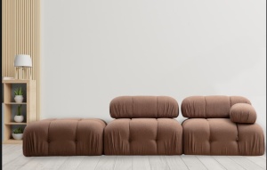 Αρθρωτός καναπές Bubble 1R Καφέ 95x95x75 cm - Img 6