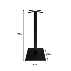 Βάση για επιφάνεια τραπεζιού Cabanol Pako World Μαύρο 45x45x108 cm - Img 2