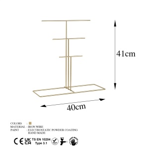 Βάση κοσμημάτων TK-006 Χρυσό 40x41x15 cm - Img 8