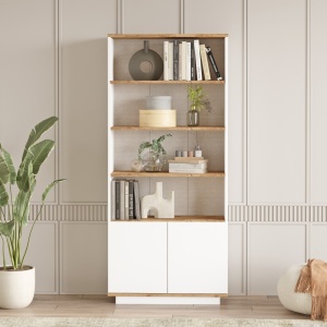 Βιβλιοθήκη FR16 Pine, 75x168.3x26.8 cm - Img 2