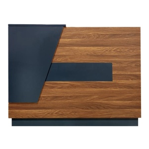 Γραφείο υποδοχής Oscar Καρυδί 140x65x110 cm - Img 3