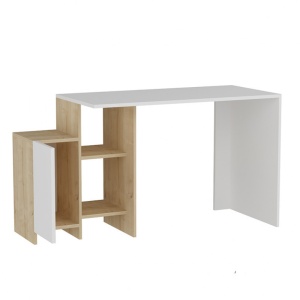 Γραφείο Kely Λευκό - Oak 113x55x74 cm - Img 4