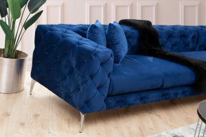 Γωνιακός Καναπές Como Navy Blue - Img 2