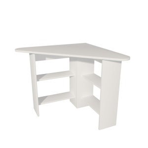 Γωνιακό γραφείο Corner Λευκό 80x73.8x80 cm - Img 5