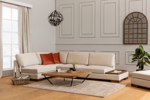 Γωνιακός Καναπές Tulip Beige