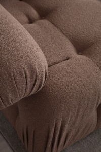 Δεξιός Modular Γωνιακός Καναπές Doblo Cappuccino 315x210x80 cm - Img 5