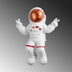 Διακοσμητικό Τοίχου Yak-001 Astronaut, Κεραμιδί, 35x47x10 cm - Img 7