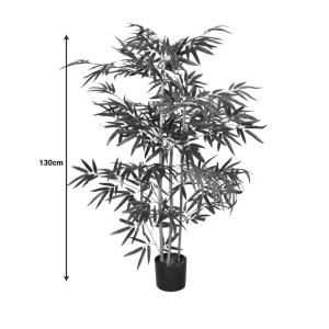 Διακοσμητικό φυτό Bamboo Pako World Μαύρο ύψος 130 cm - Img 4