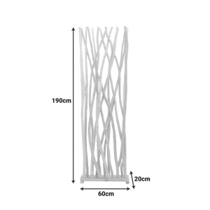 Διαχωριστικό παραβάν Jati Natural 60x20x190 cm - Img 5