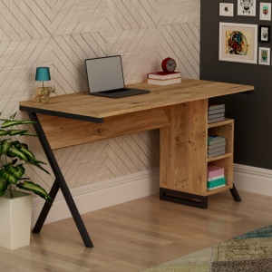 Επανασυσκευασμένο: Γραφείο Nero Figaro Walnut-Μαύρο