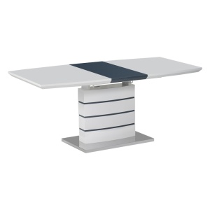 Επεκτεινόμενο τραπέζι Darsile Γκρι Ανθρακί MDF 140x90x76 cm
