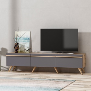 Έπιπλο TV Amsterdam Ανθρακί - Img 3