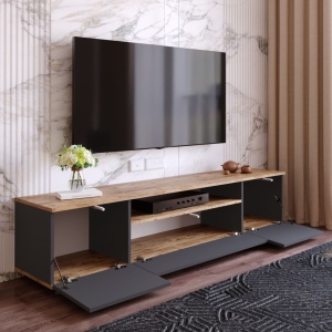 Έπιπλο TV Fr7 Ανθρακί 180x44.6x44.5 cm - Img 5
