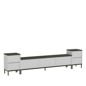 Έπιπλο TV Imaj Λευκό 180x45.2x35 cm - Img 7