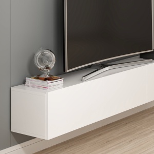 Έπιπλο TV Rigel Λευκό 180x30x32 cm - Img 4