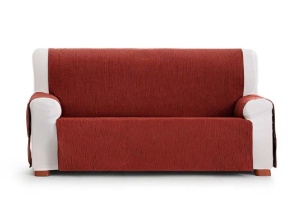 Κάλυμμα Καναπέ 3 Θέσεων, Loira Κόκκινο, 150 cm (Policoton)