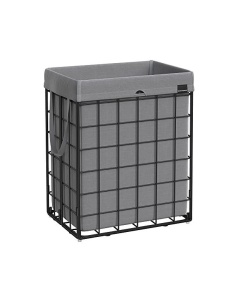 Καλάθι απλύτων, Songmics, LCB190G01, Γκρι, 90L