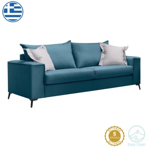 Καναπές 3 θέσεων Verona 3 Pako World Μπλε 225x93x100 cm