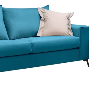 Καναπές 3 θέσεων Verona 3 Pako World Μπλε 225x93x100 cm - Img 3
