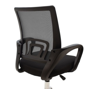 Καρέκλα γραφείου Berto 2, Pako World, Textil, Μαύρο, 60x48x85-95 cm - Img 6