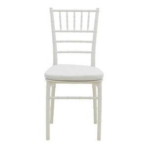 Καρέκλα κήπου Tiffany I, Λευκή, 46.5x39.5x87 cm - Img 5