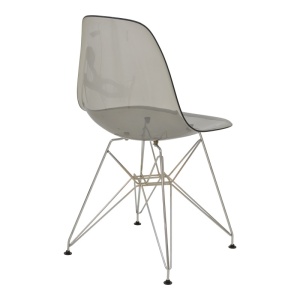 Καρέκλα Adelle πλαστικό PP pet γκρι-inox 46x55x81 cm - Img 2