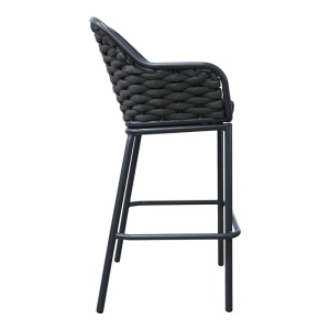 Καρέκλα e bar Zuki, Pako World, Γκρι, 55x54x109 cm - Img 3