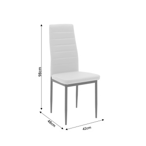 Καρέκλα Parker Pako World Cappuccino 42x48x98 cm - Img 7