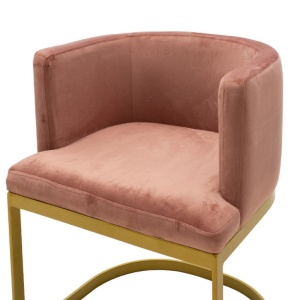 Καρέκλα Viv Dry Rose - Gold - Img 6