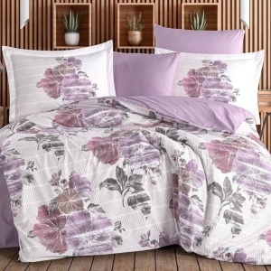Κλινοσκεπάσματα Sara Purple (Βαμβάκι 100% Poplin)