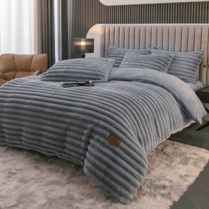 Κλινοσκεπάσματα cocolino με λάστιχο 180x200 Liny V6 Γκρι deschis (Cocolino) - Img 3