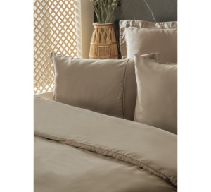Κλινοσκεπάσματα King Size Silky Μπεζ (Σατέν Deluxe) - Img 2