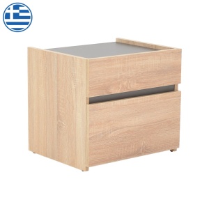 Κομοδίνο Comcie Pako World Φυσικό 50x42x45.5 cm