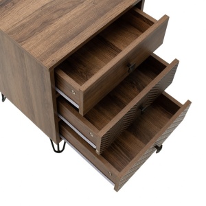 Κομοδίνο Boho Walnut 40x40x59 cm - Img 5
