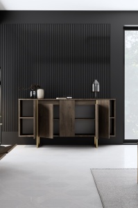 Κονσόλα Luxe Καρυδί 160x35x80 cm - Img 5