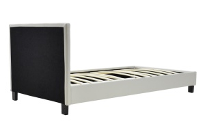 Κρεβάτι μονό 100x200 cm Nevil 141 Λευκό ματ - Img 4