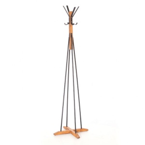 Κρεμάστρα Myra Walnut-Μαύρο 40x160 cm