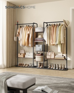Κρεμάστρα SONGMICS HOME Natural 33.8x163.6x175.3 cm
