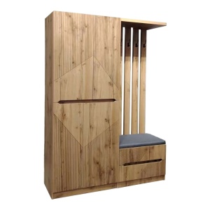 Κρεμάστρα Zomie Natural 131x41.5x180.4 cm
