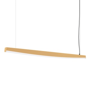 Κρεμαστό φωτιστικό LED Jorun 150, Χρυσό, 3000K, 150x3x210 cm