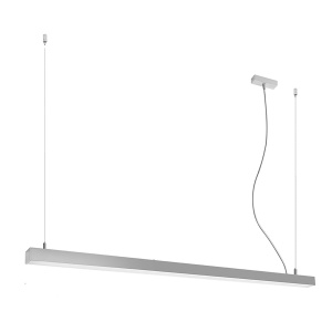 Κρεμαστό φωτιστικό LED Pinne, Γκρι, 3000K, 150x6x150 cm