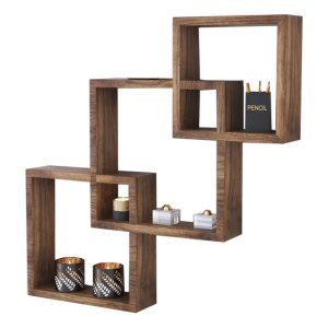 Κρεμαστό ράφι Maas Walnut