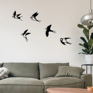 Μεταλλικός πίνακας Ebabil Μαύρο 31x19 cm - Img 2