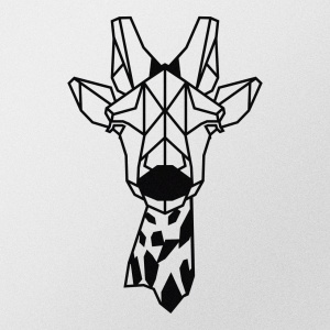 Μεταλλικός πίνακας Giraffe Μαύρο 33x50 cm - Img 5